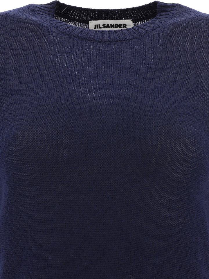 Wool Sweater T-Shirts Blu