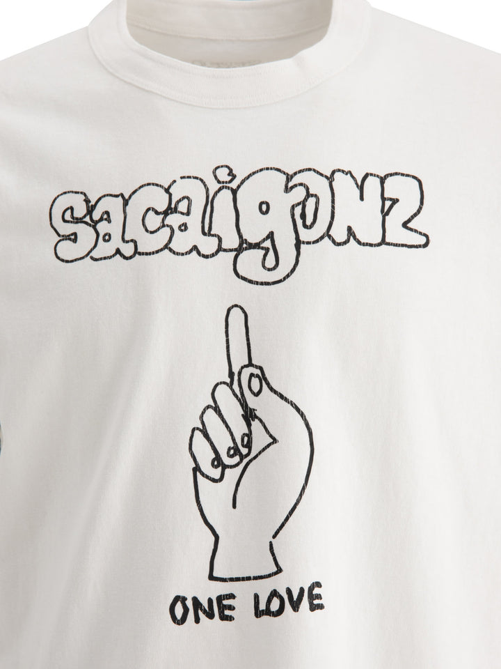 Sacaigonz T-Shirts Bianco