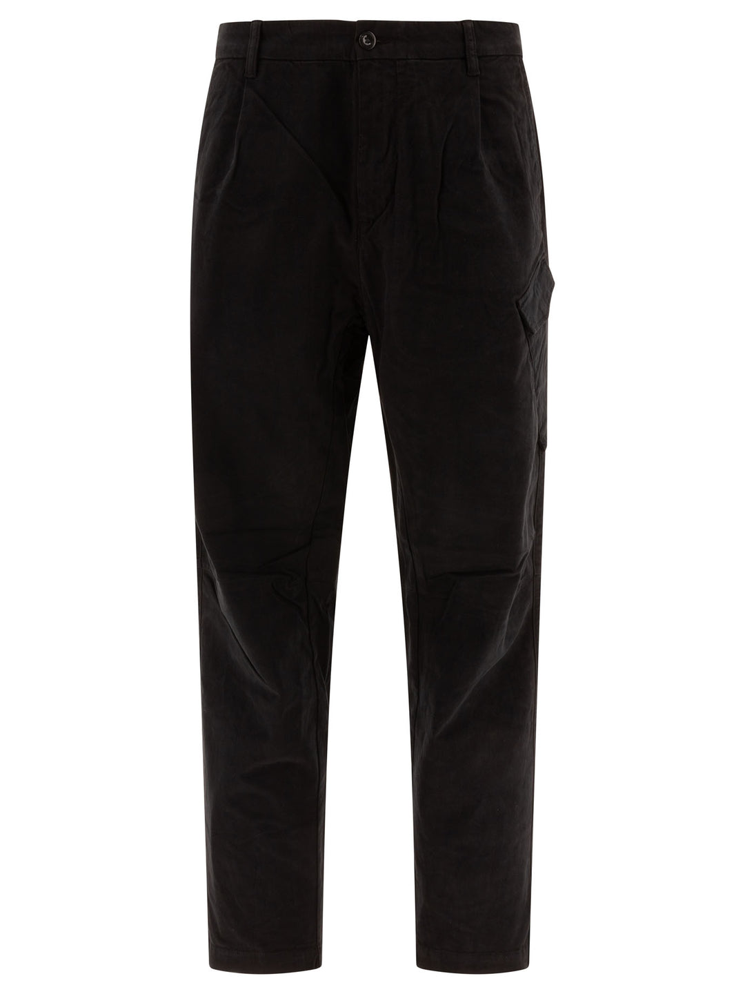 Stretch Sateen Trousers Nero