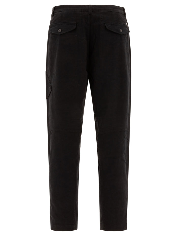 Stretch Sateen Trousers Nero