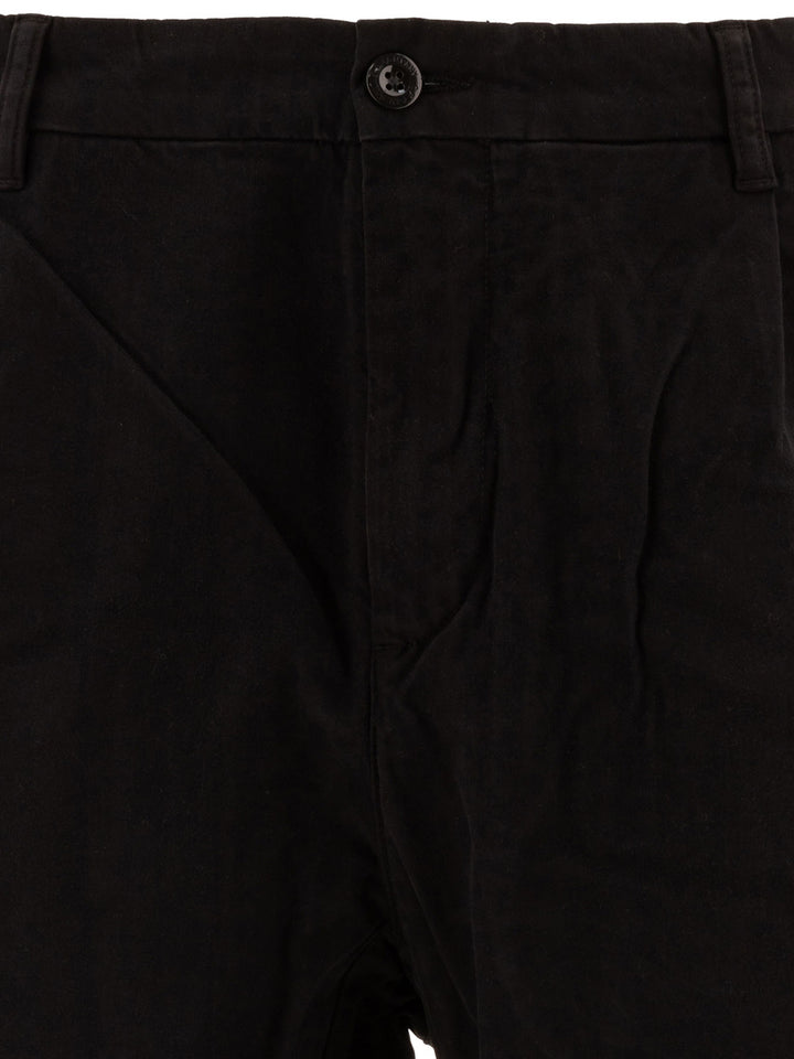 Stretch Sateen Trousers Nero