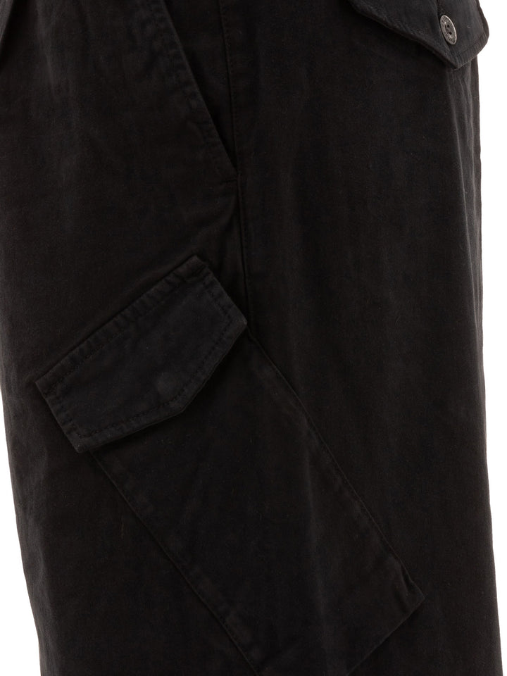 Stretch Sateen Trousers Nero