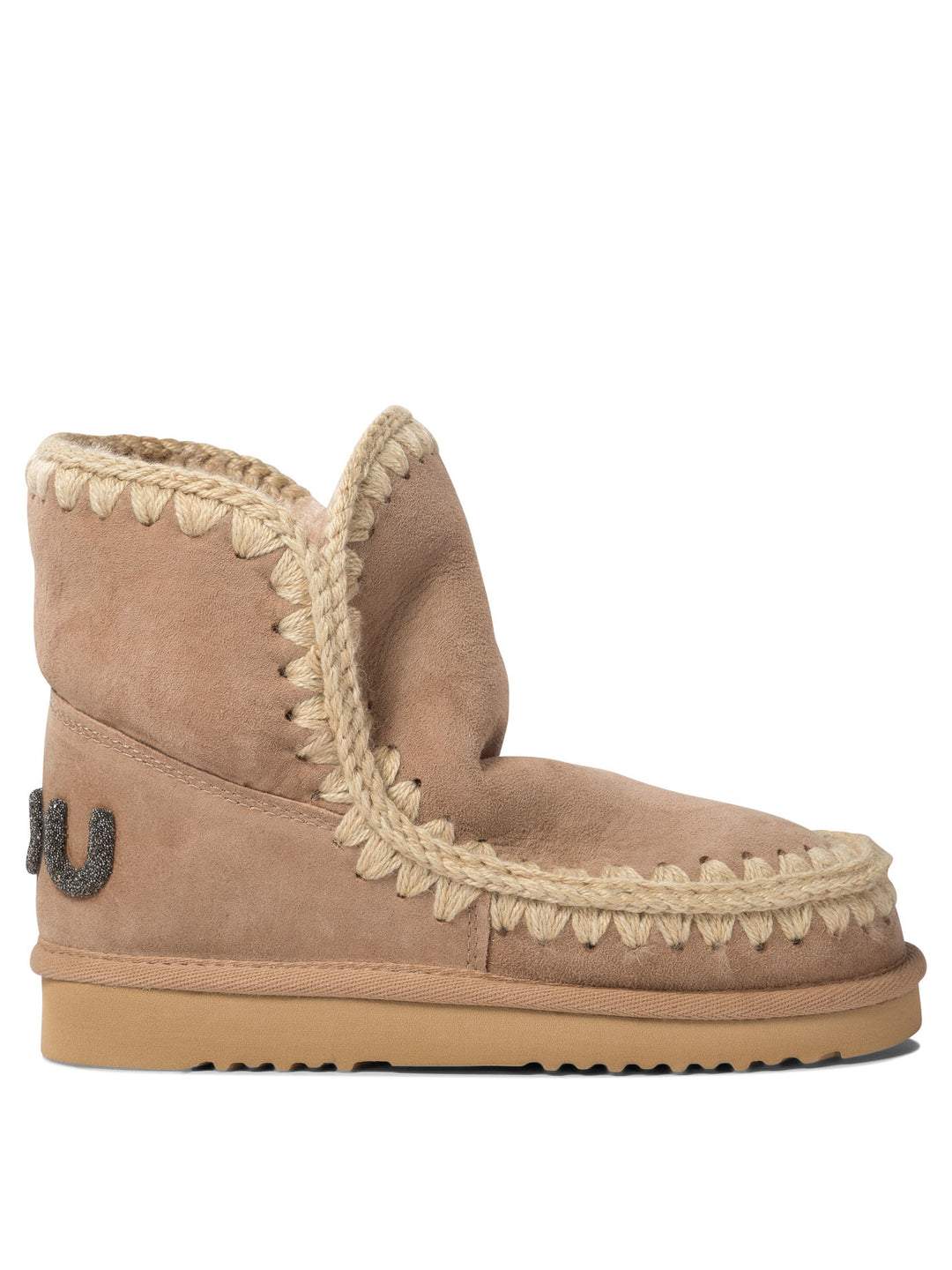 Eskimo 18 Glitter Logo Stivali E Stivaletti Beige