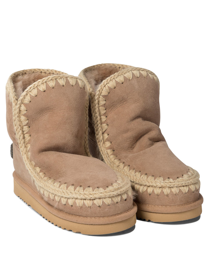 Eskimo 18 Glitter Logo Stivali E Stivaletti Beige