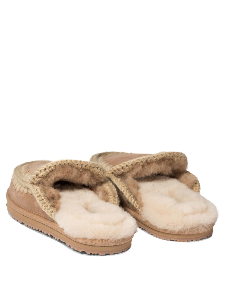 Full Eskimo Stitch Loafers & Slippers Beige