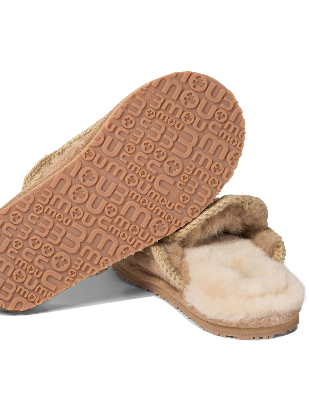 Full Eskimo Stitch Loafers & Slippers Beige