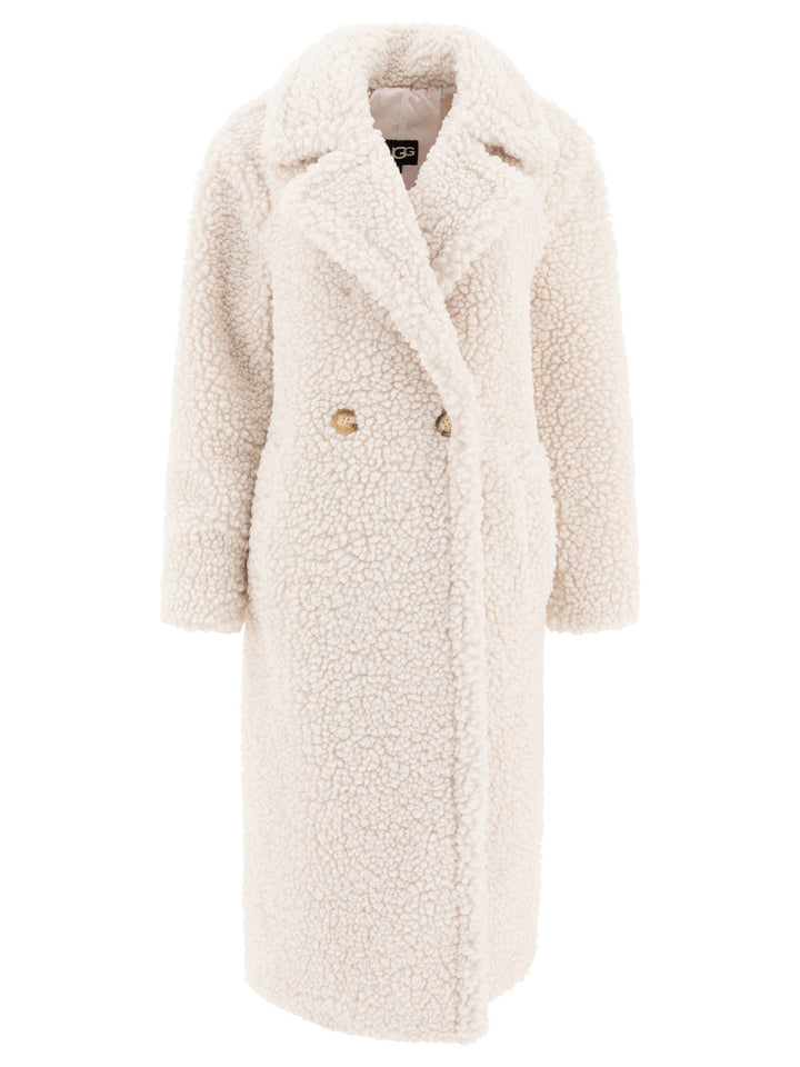 Teddy Gertrude Coats Bianco