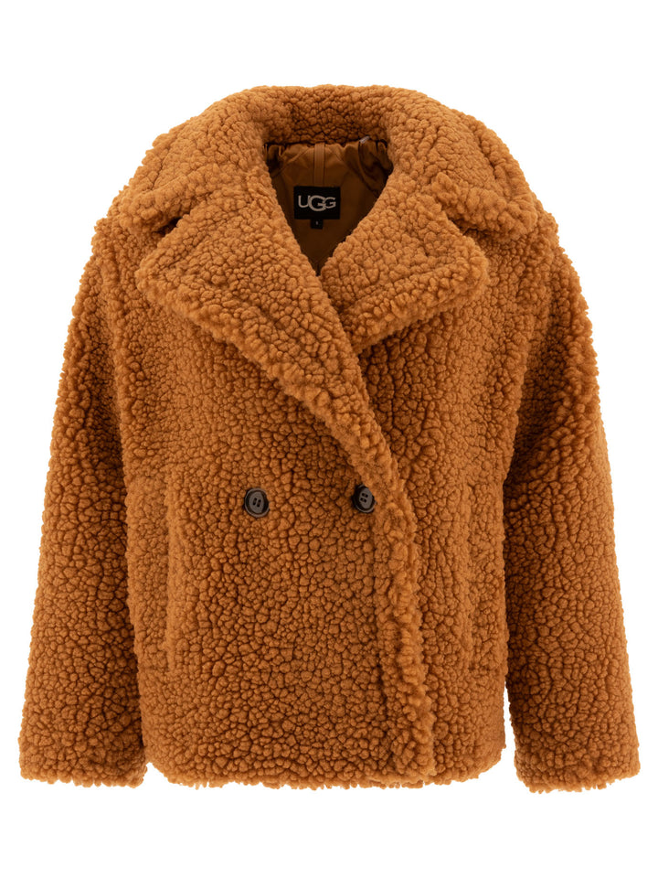 Teddy Gertrude Coats Marrone