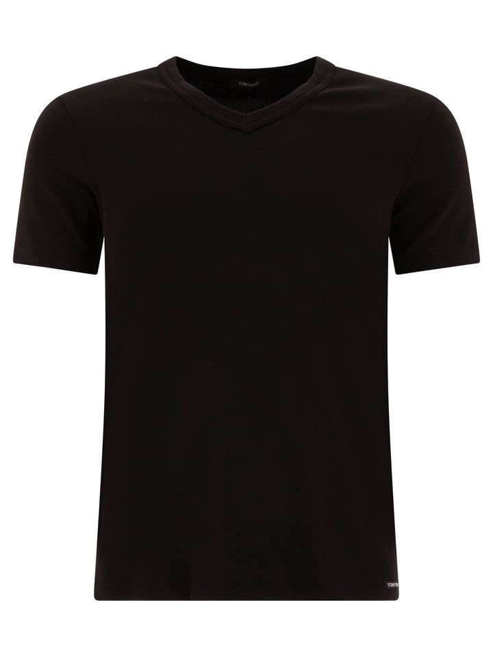 Slim-Fit Stretch Cotton-Jersey T-Shirt Underwear Nero