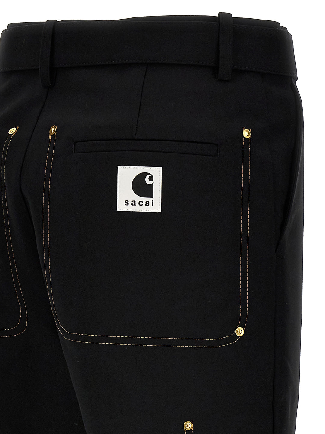 Sacai X Carhartt Wip Pants Black