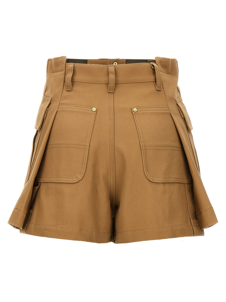 Sacai X Carhartt Wip Shorts Bermuda, Short Beige