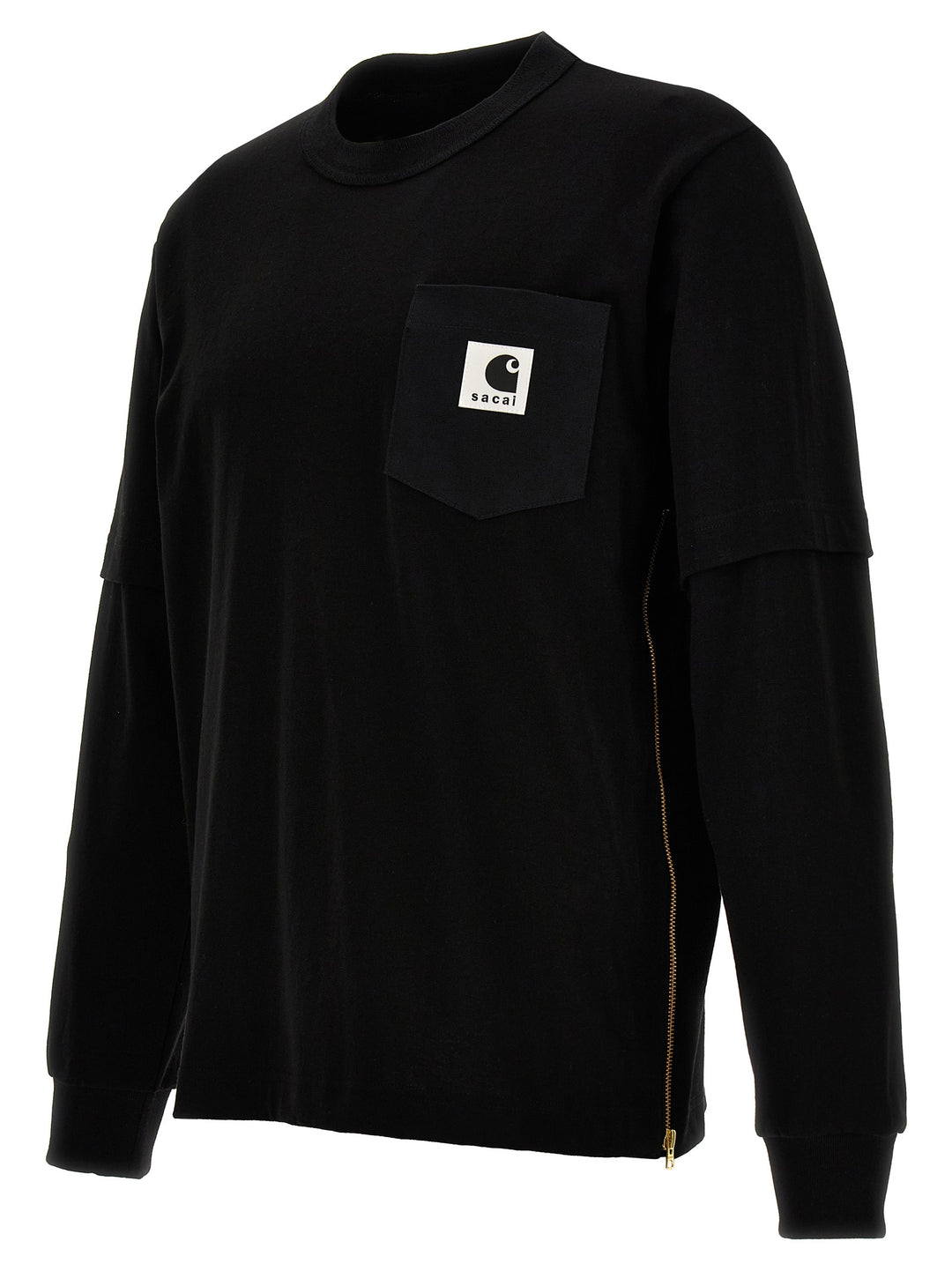 Sacai X Carhartt Wip T-Shirt Black