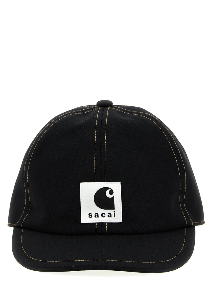 Sacai X Carhartt Wip Cap Hats Black