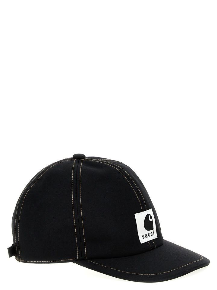 Sacai X Carhartt Wip Cap Hats Black