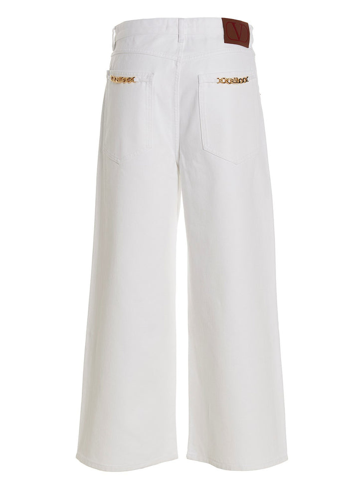 Valentino Denim Jeans White