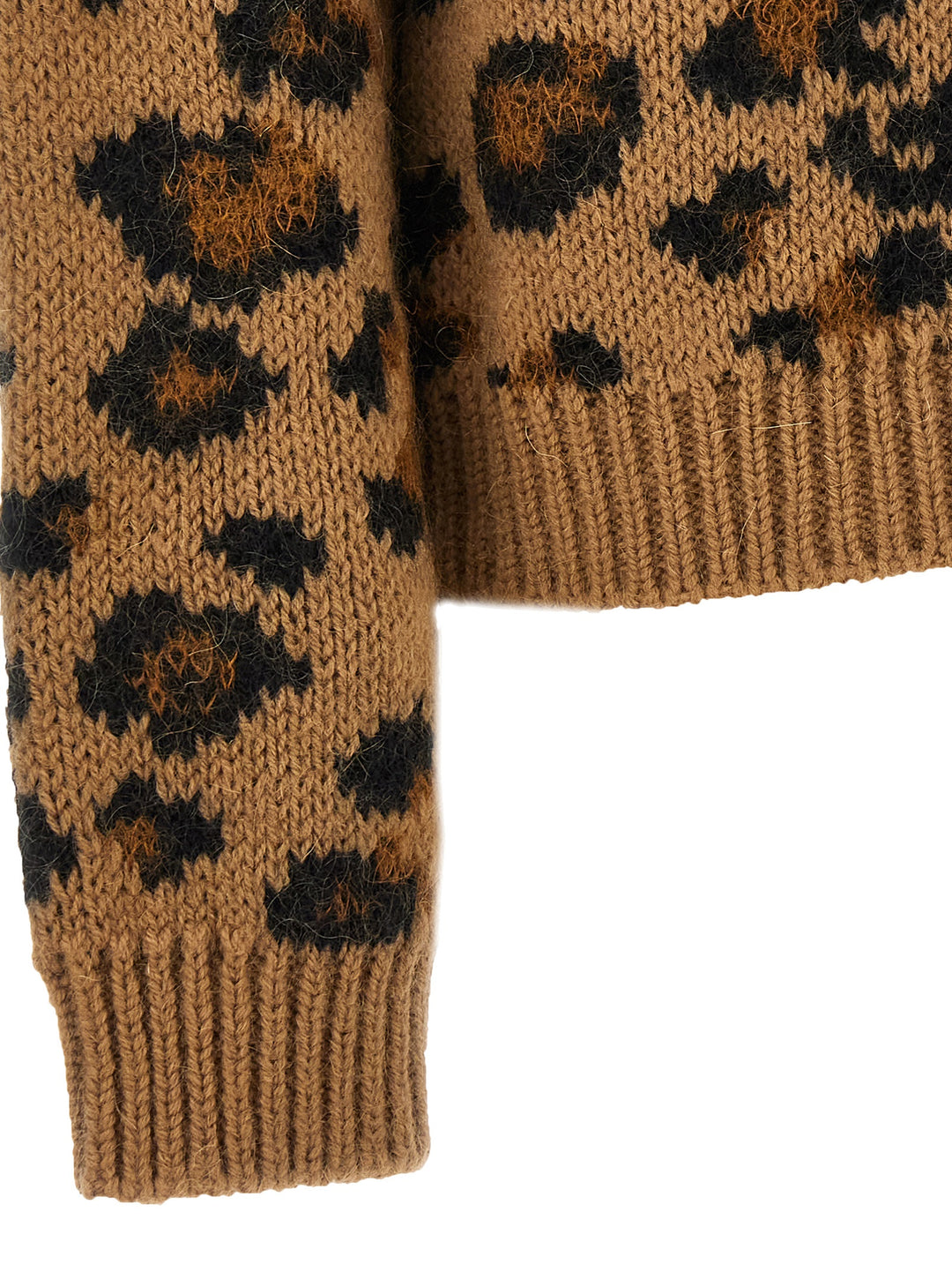 Valentino Animalier Sweater Sweater, Cardigans Brown