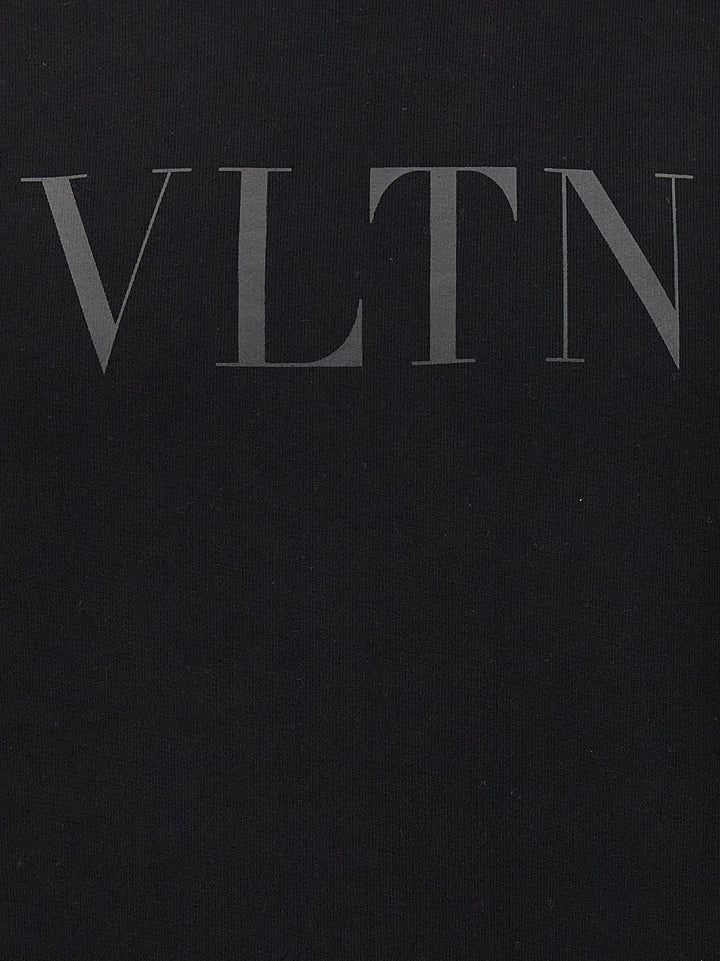 Valentino Logo Print Sweatshirt Black