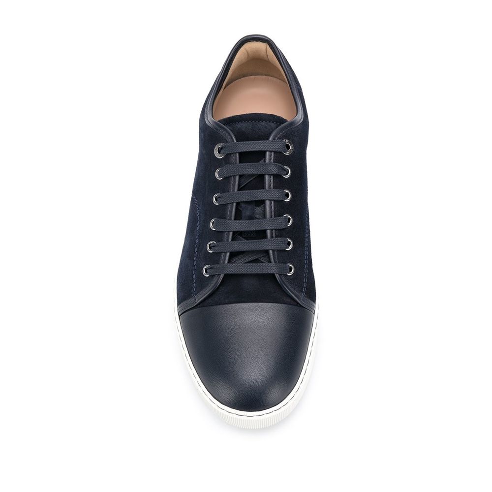 Lanvin Silk Sneakers - Blue | Wanan Luxury