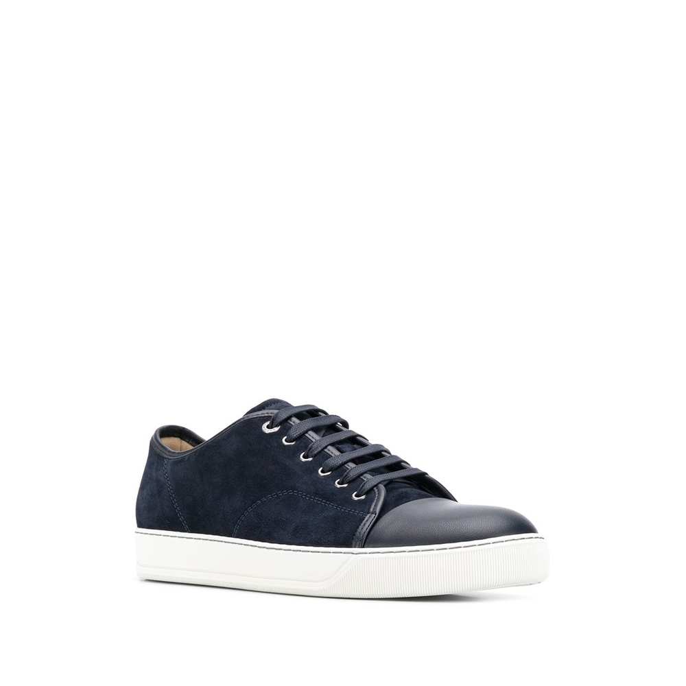 Lanvin Silk Sneakers - Blue | Wanan Luxury