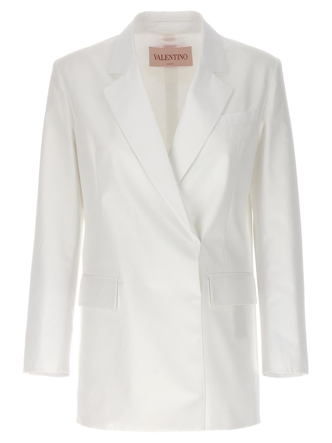 Valentino Double-Breasted Blazer Blazer And Suits White