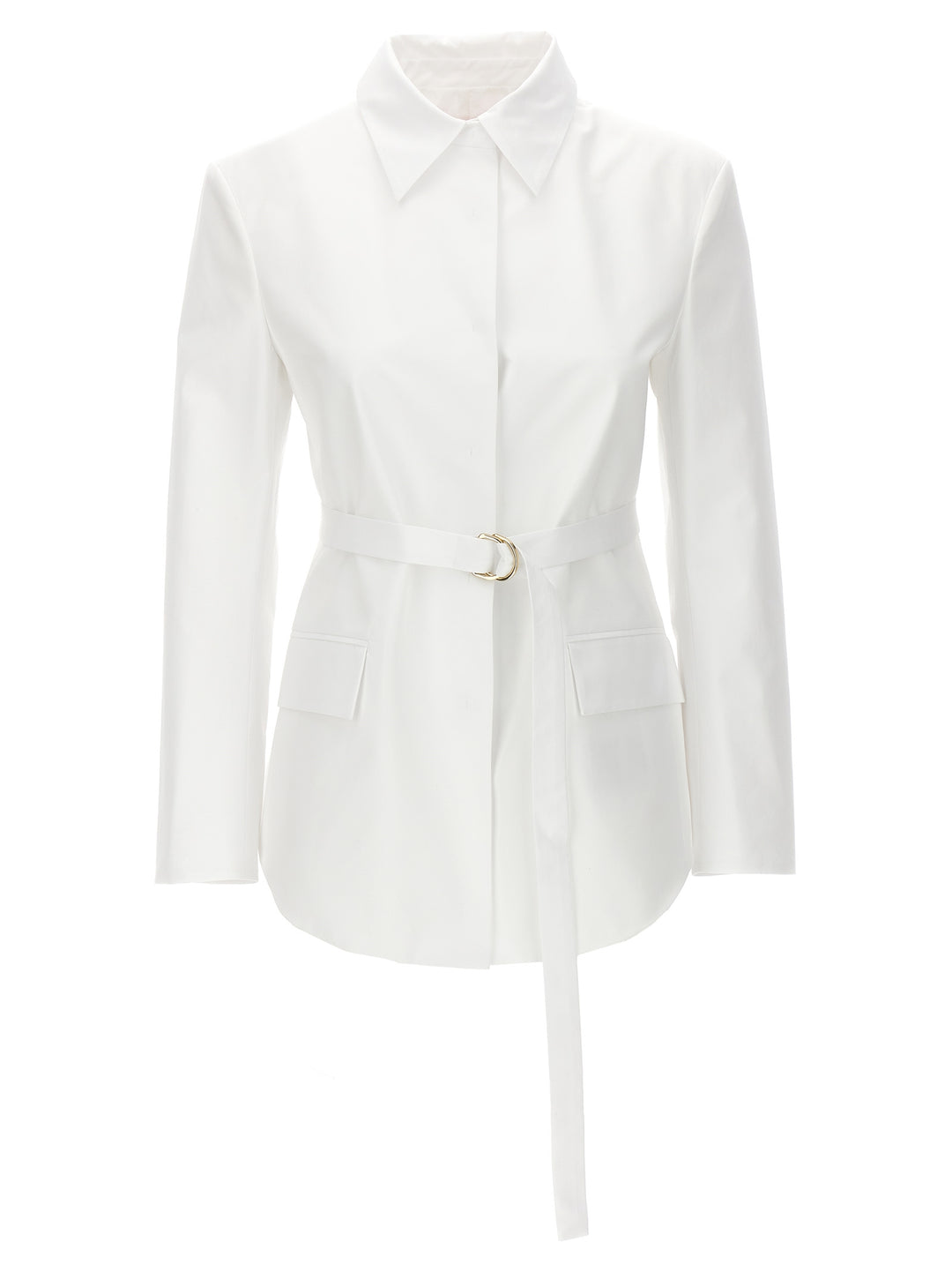 Valentino Belt Jacket Blazer And Suits White