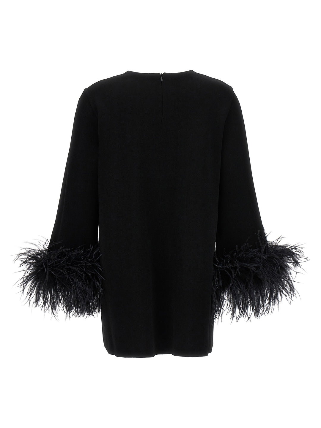 Valentino Feather Jersey Sweater, Cardigans Black