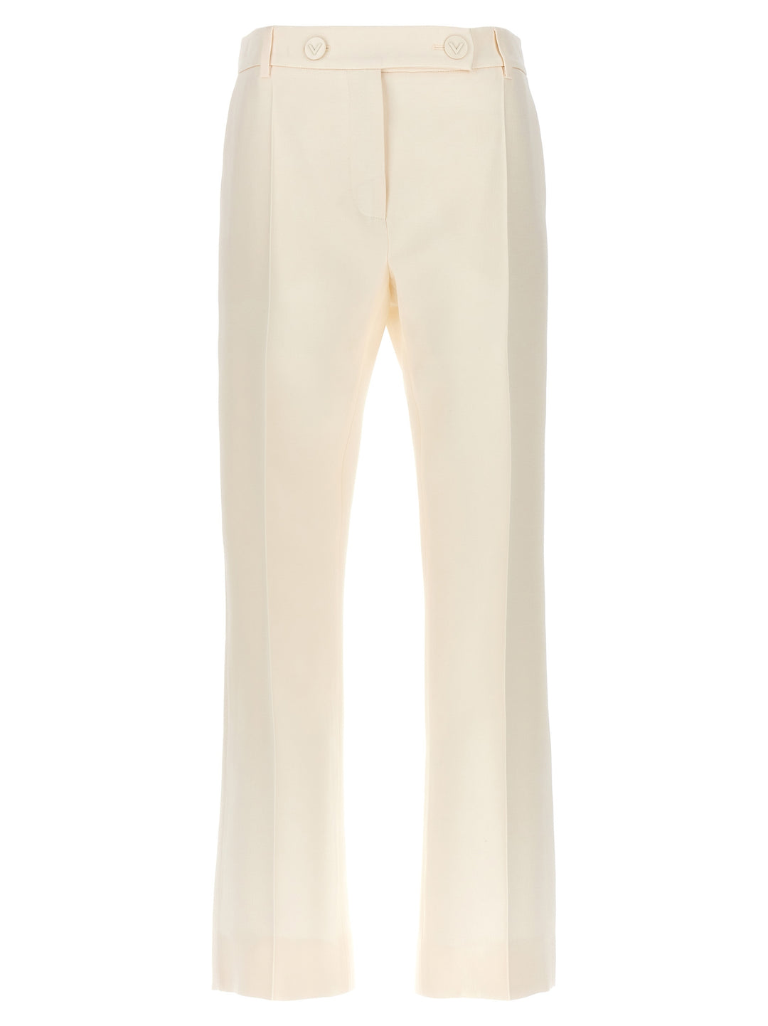 Valentino Garavani Crepe Couture Pants White