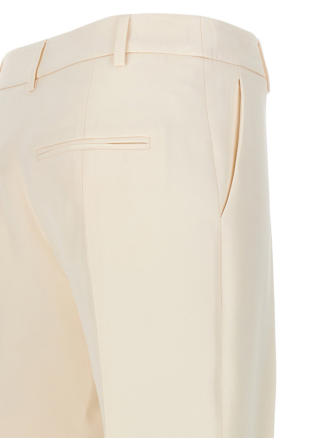 Valentino Garavani Crepe Couture Pants White