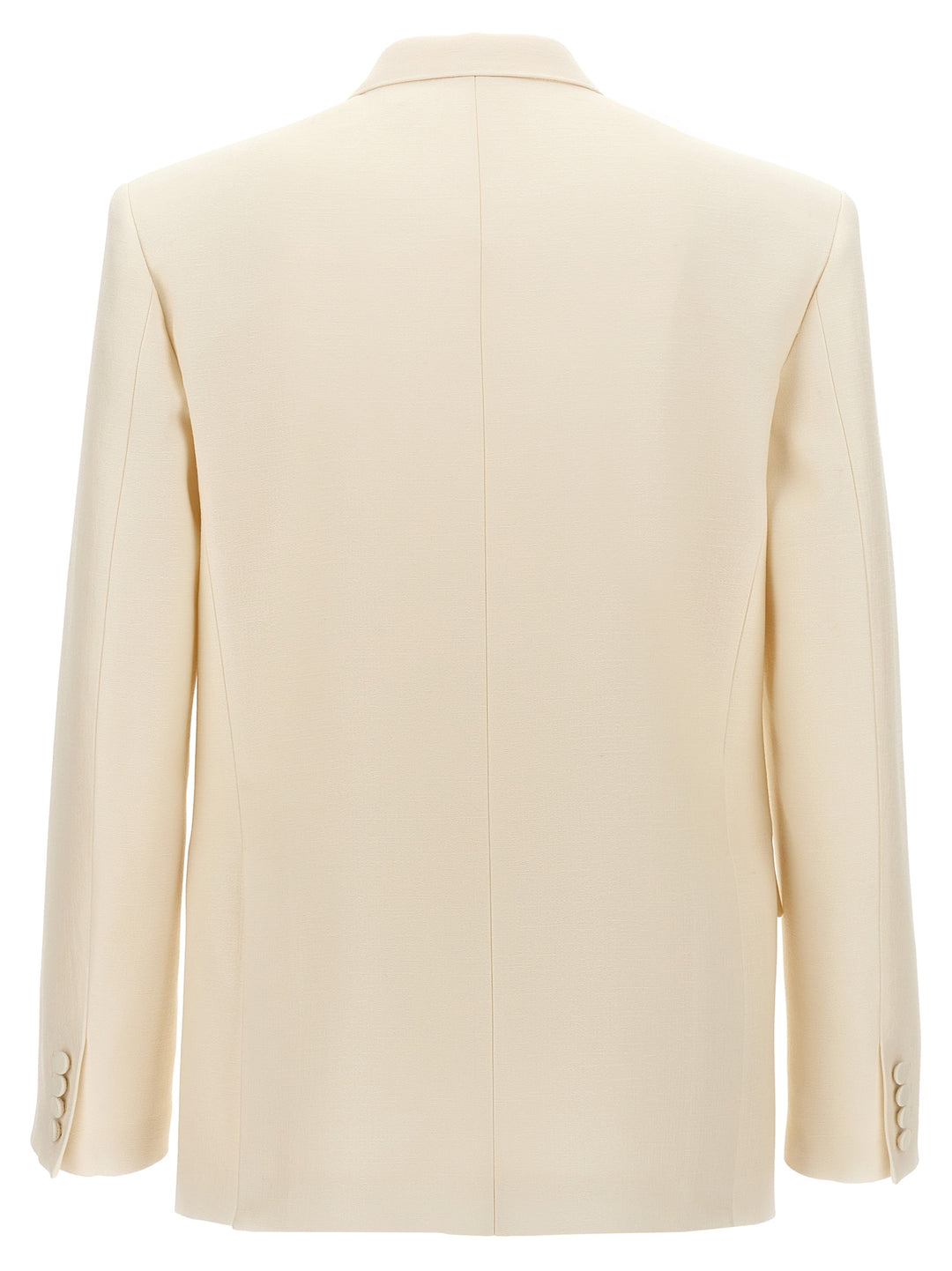 Valentino Flower Embroidery Blazer White