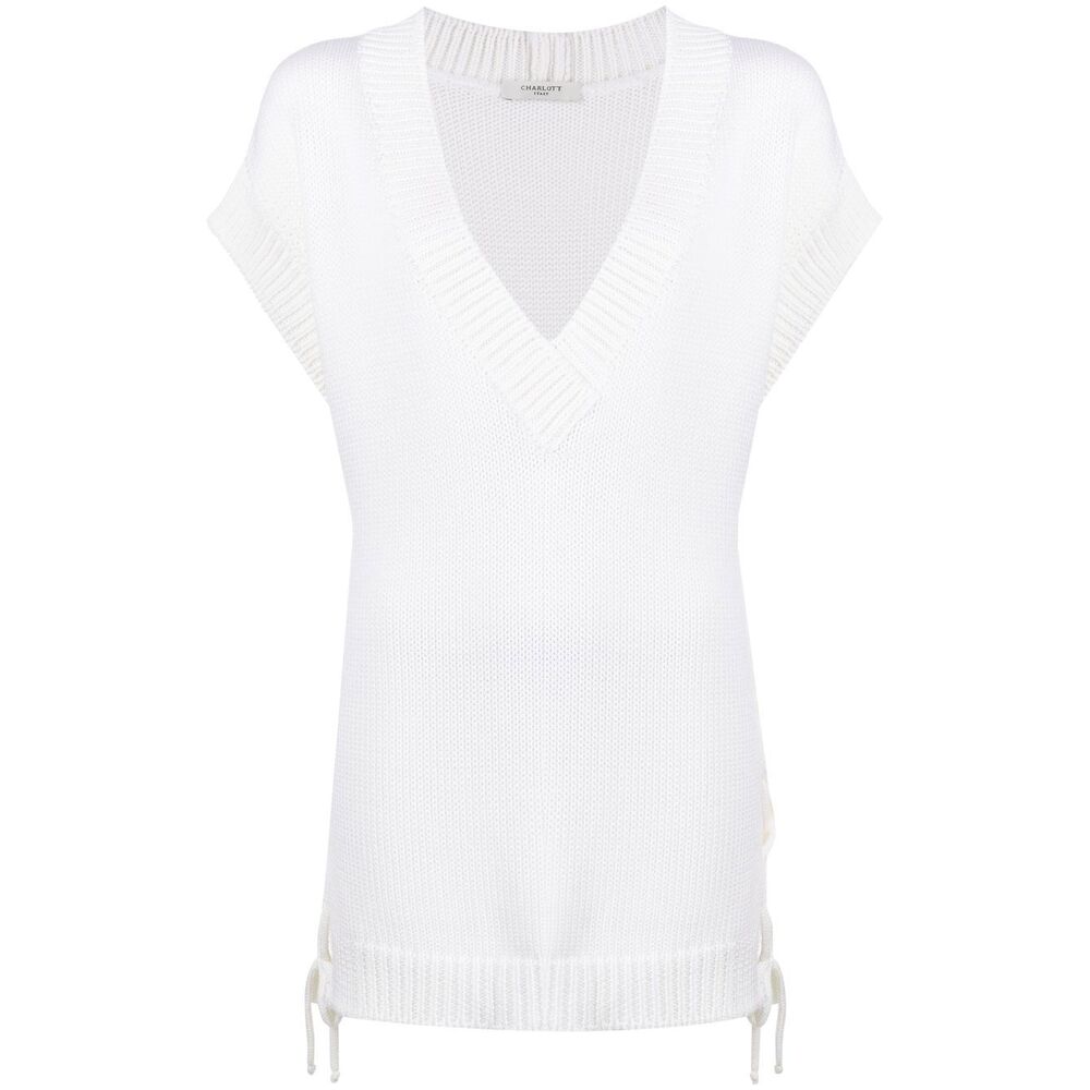 Charlott Wool Sweaters - White | Wanan Luxury