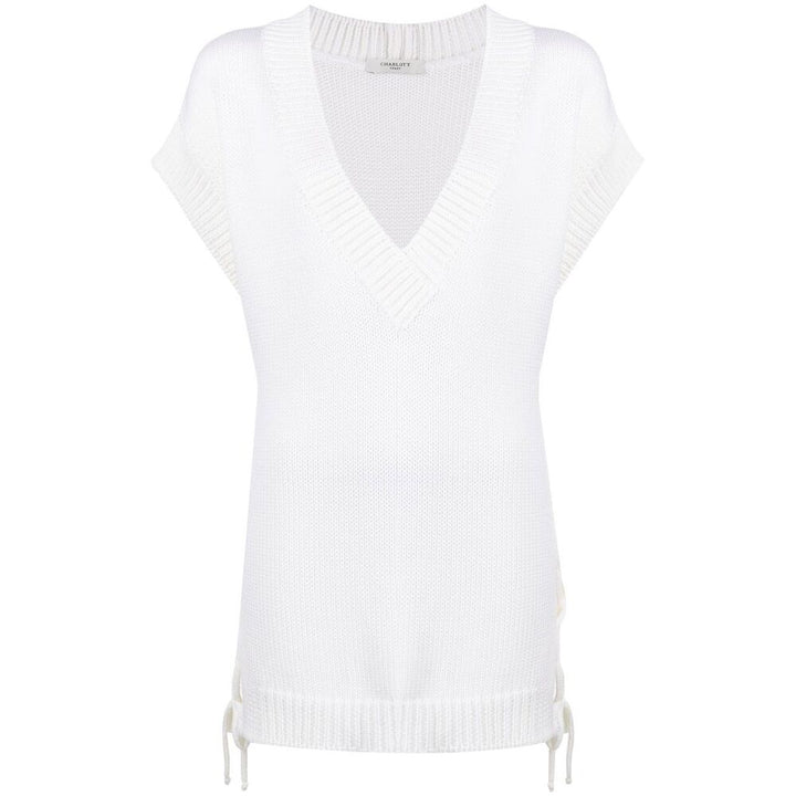 Charlott Wool Sweaters - White | Wanan Luxury