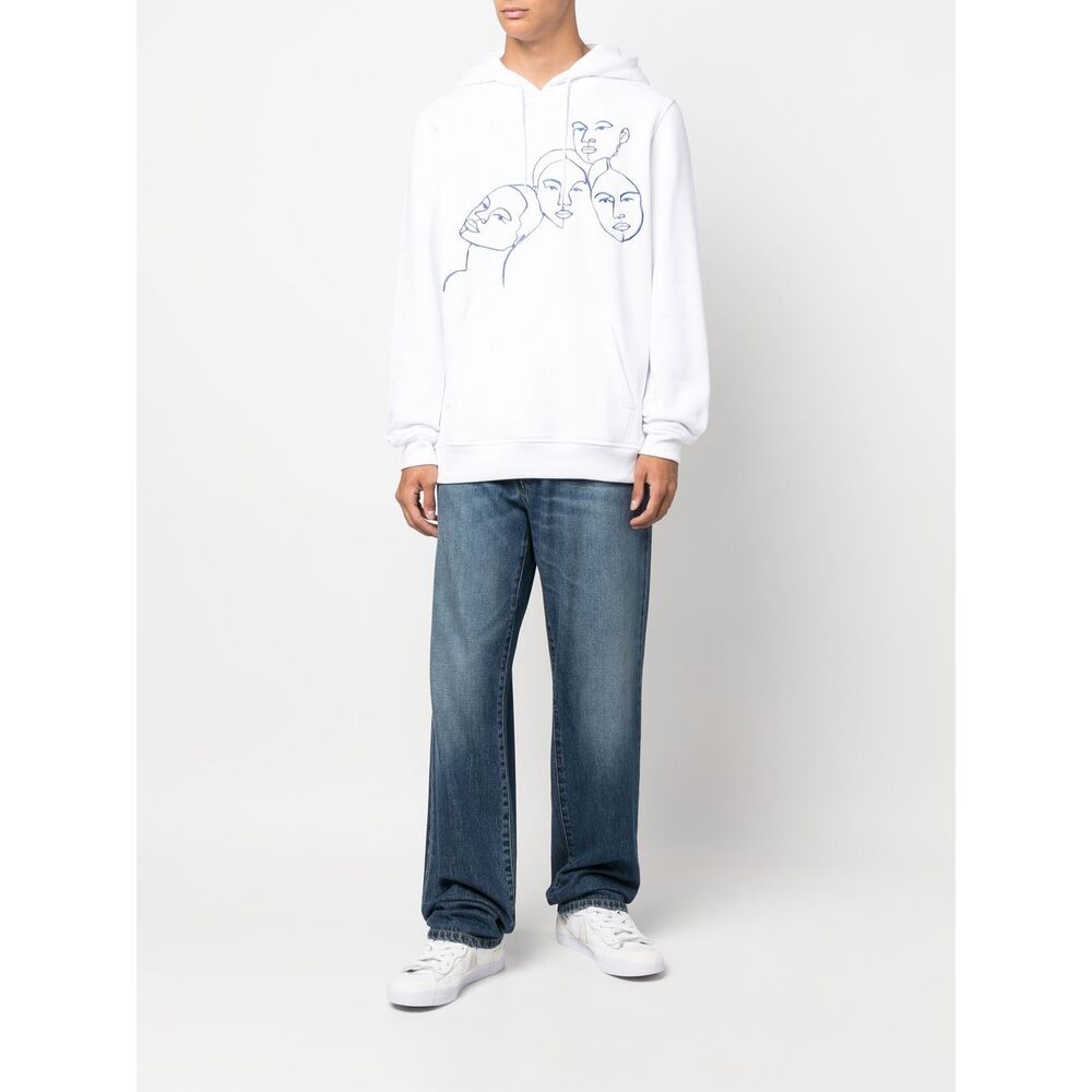 Encre White Sweatshirts - White | Wanan Luxury