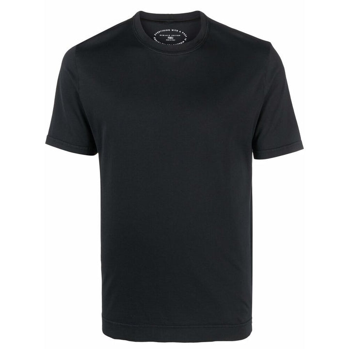 Fedeli Cotton T Shirts - Black | Wanan Luxury