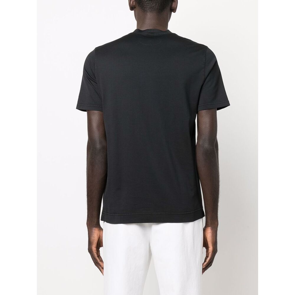 Fedeli Cotton T Shirts - Black | Wanan Luxury