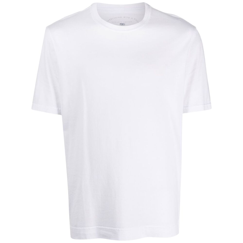 Fedeli Cotton T Shirts - White | Wanan Luxury