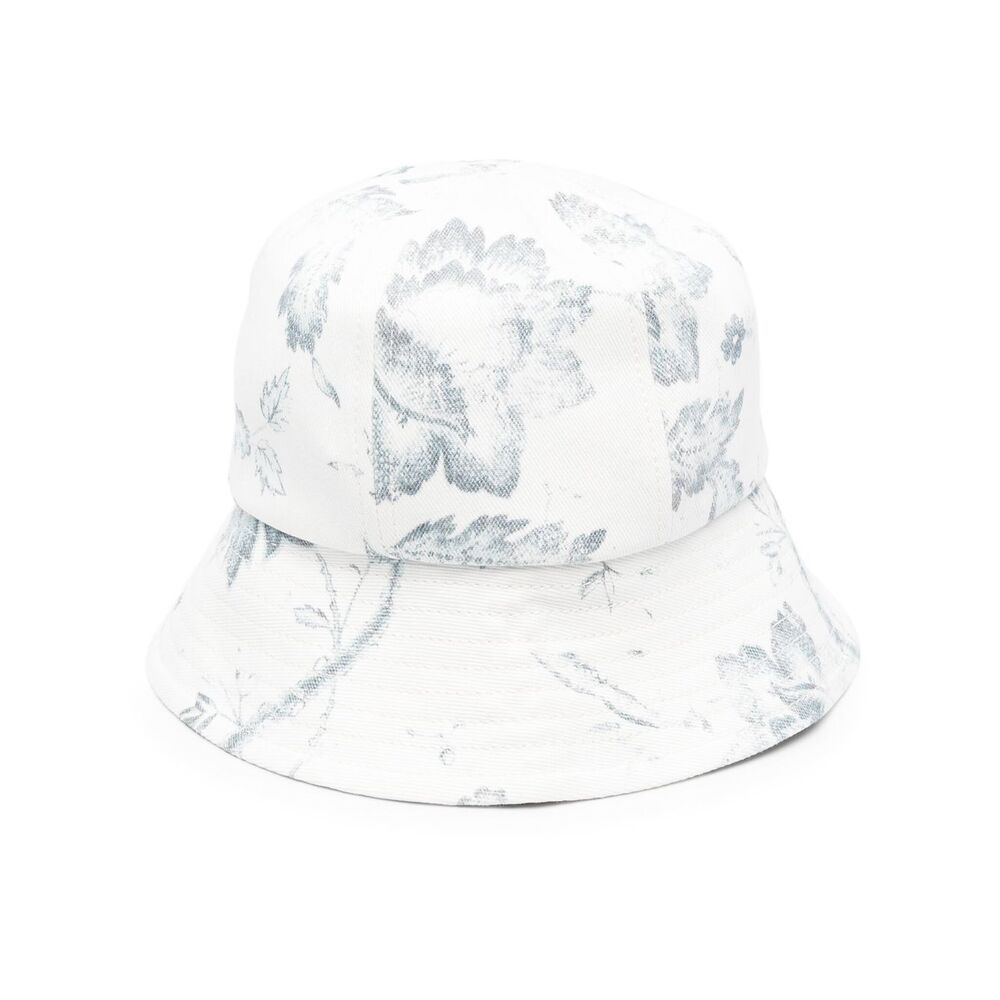 Erdem White  Blue Hats - White, Blue | Wanan Luxury