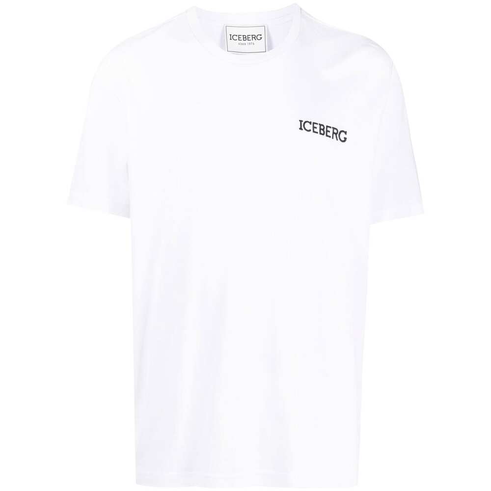 Iceberg Cotton T Shirts - White | Wanan Luxury