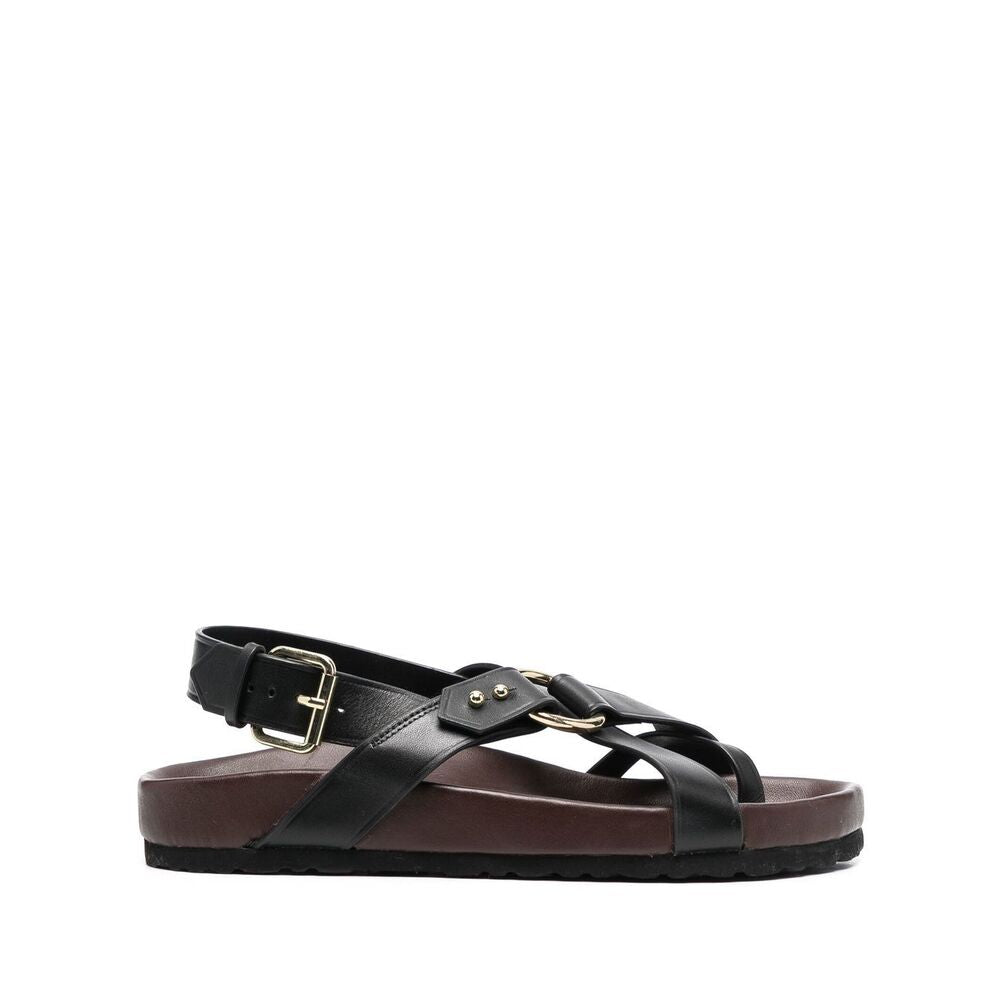 Soeur Rubber Sandals - Black | Wanan Luxury