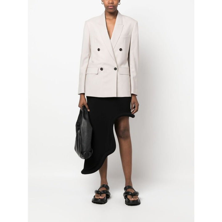 Low Classic Wool Jackets - Neutral | Wanan Luxury