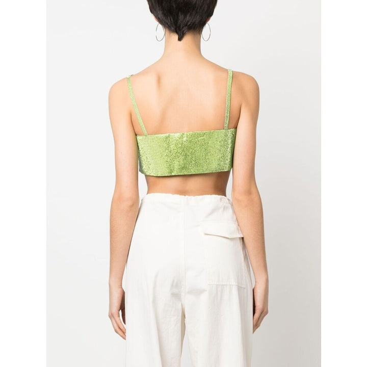 Nué Silk Tops - Green | Wanan Luxury