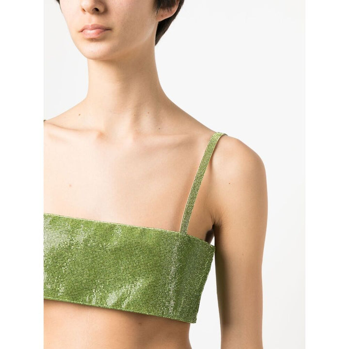 Nué Silk Tops - Green | Wanan Luxury