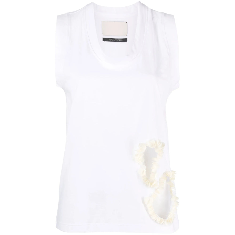Calcaterra Top - Bianco | Wanan Luxury