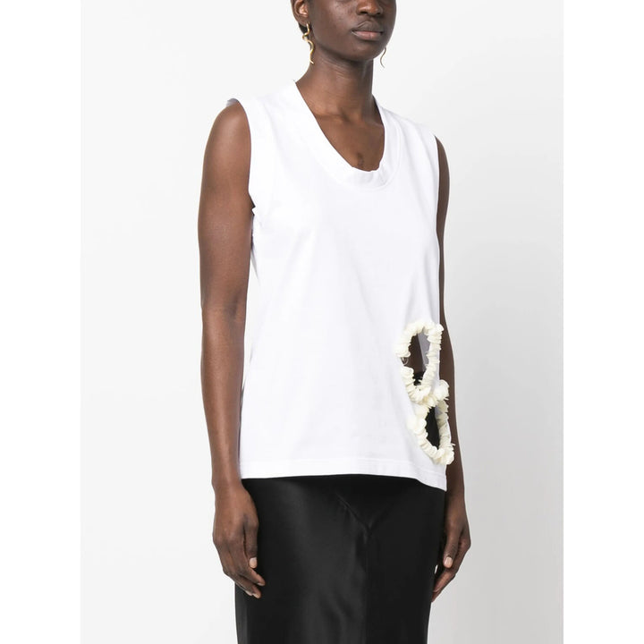 Calcaterra Top - Bianco | Wanan Luxury