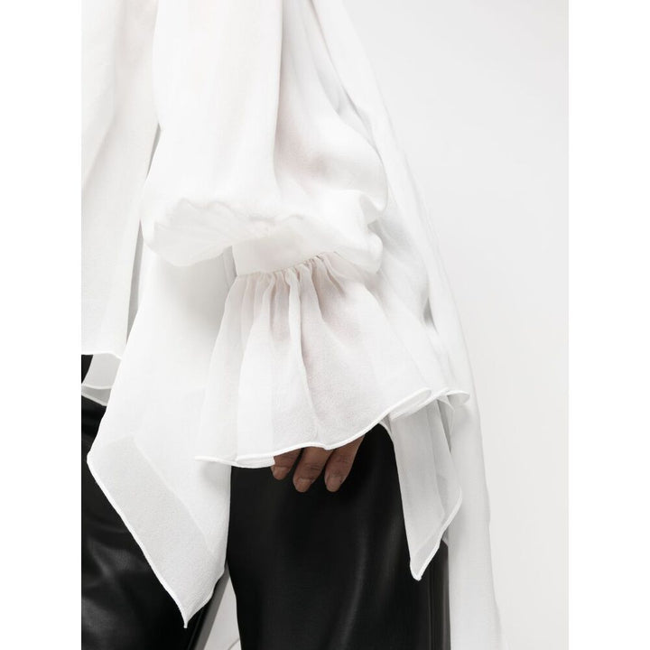 Sehnsucht Silk Shirts - White | Wanan Luxury