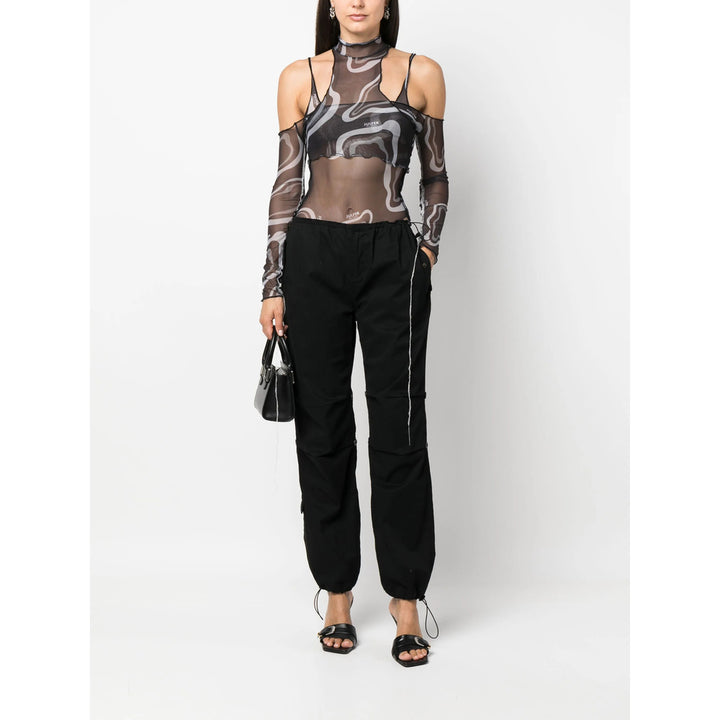 Julfer Top - Nero, Grigio | Wanan Luxury