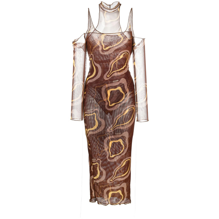 Julfer Abiti - Marrone, Giallo | Wanan Luxury