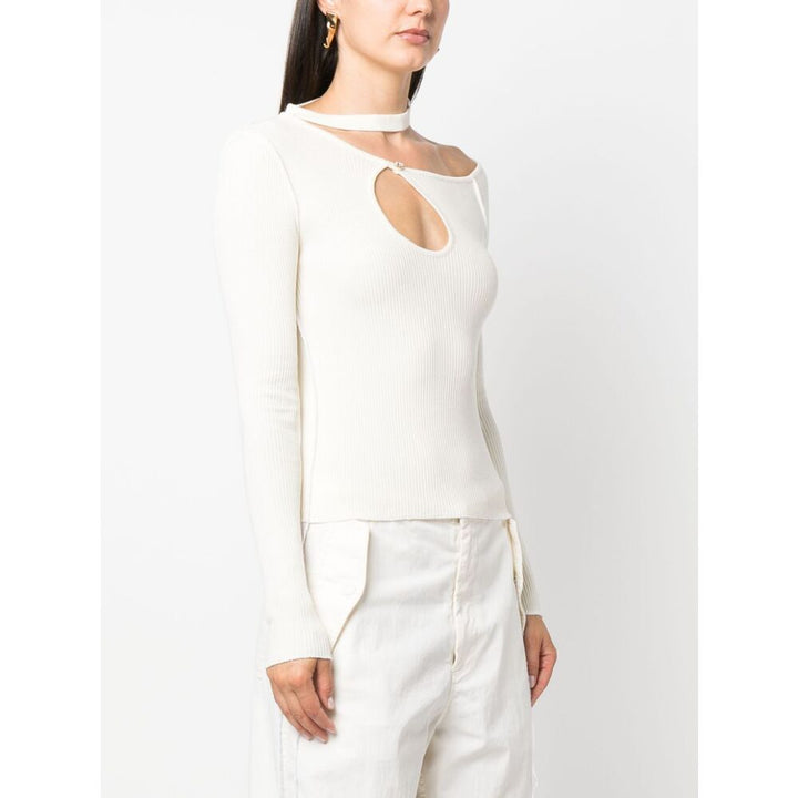 Julfer White Tops - White | Wanan Luxury