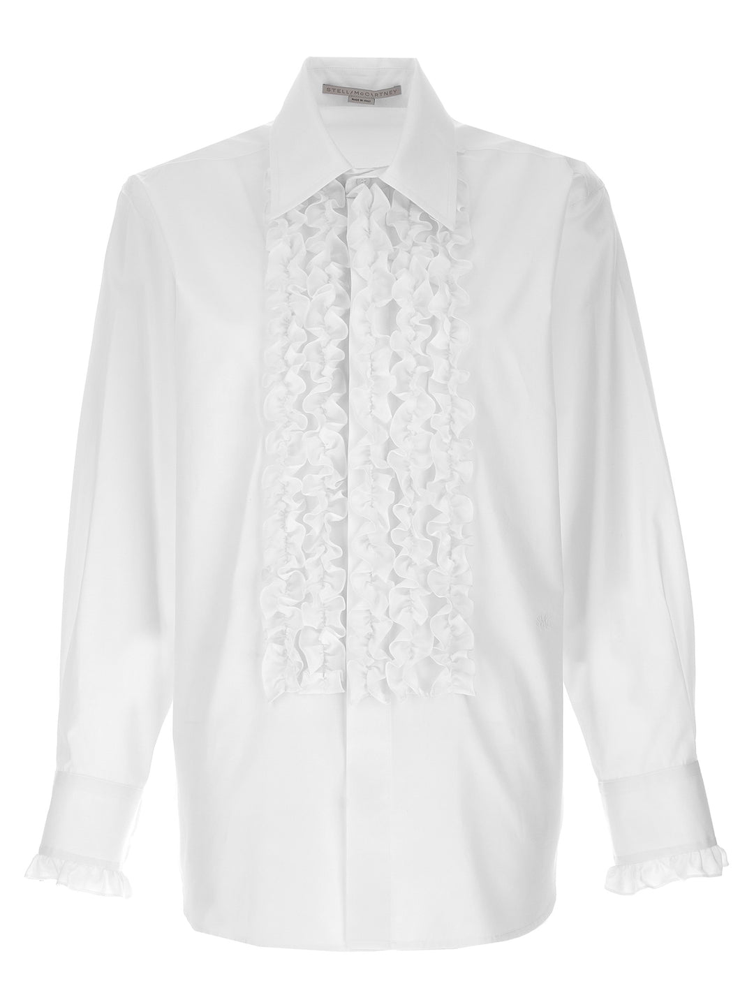 Ruffles Shirt Shirt, Blouse White