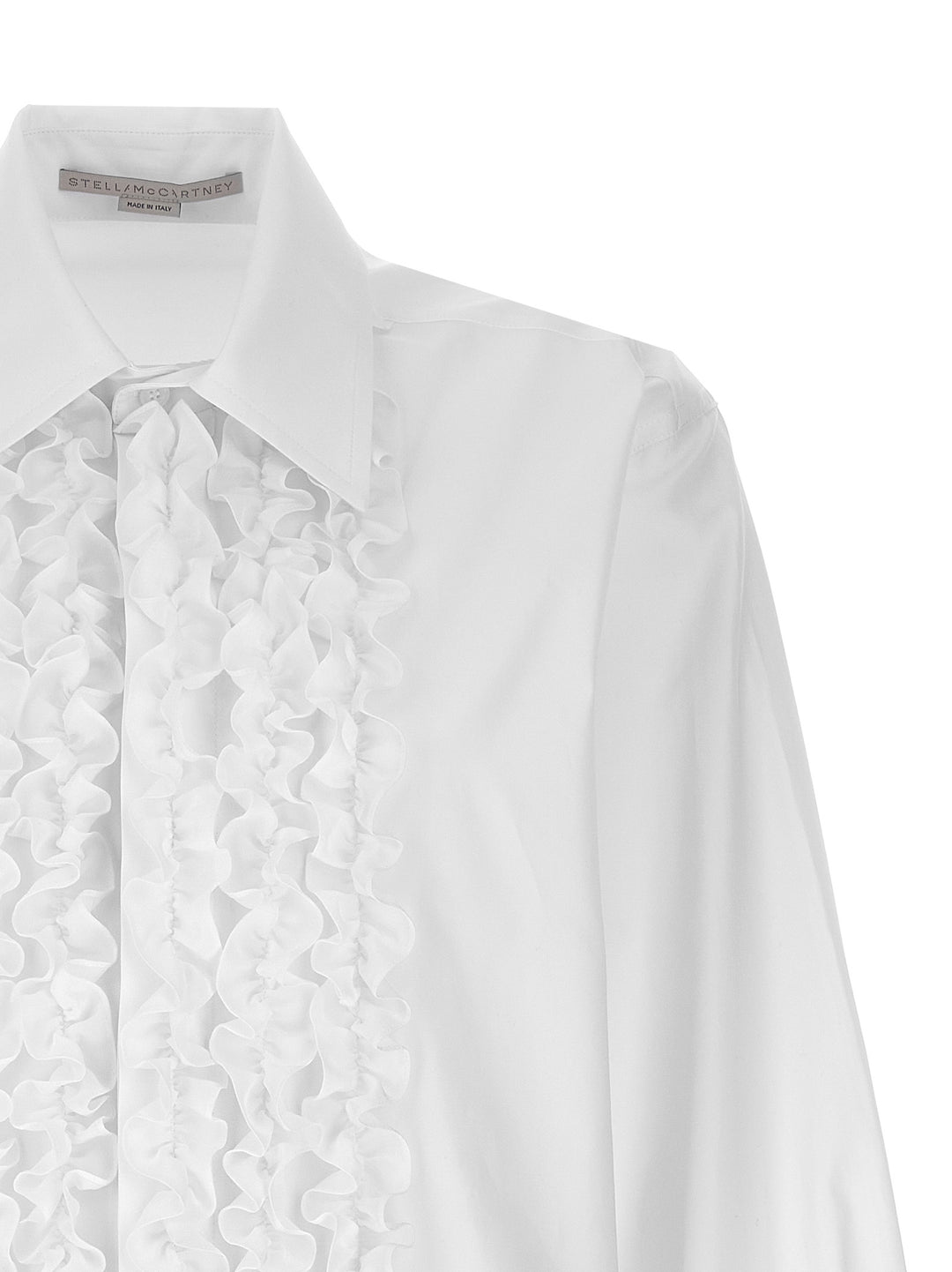 Ruffles Shirt Shirt, Blouse White