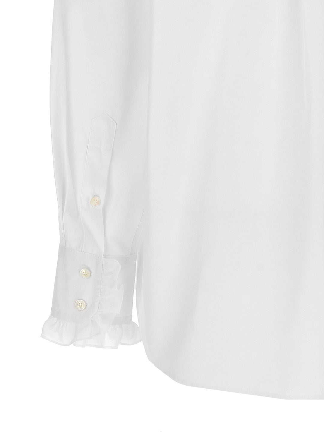 Ruffles Shirt Shirt, Blouse White